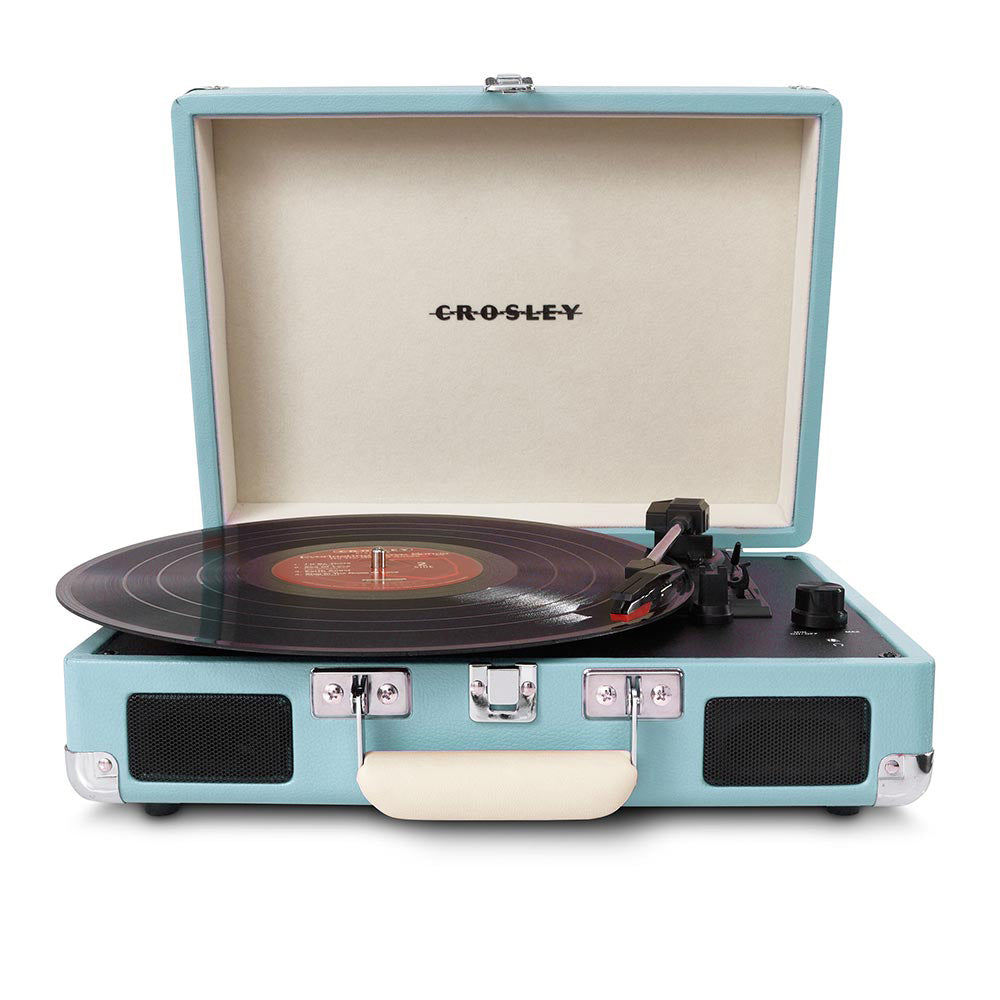 Crosley Cruiser Bluetooth Portable Turntable - Turquoise-Crosley-Mood