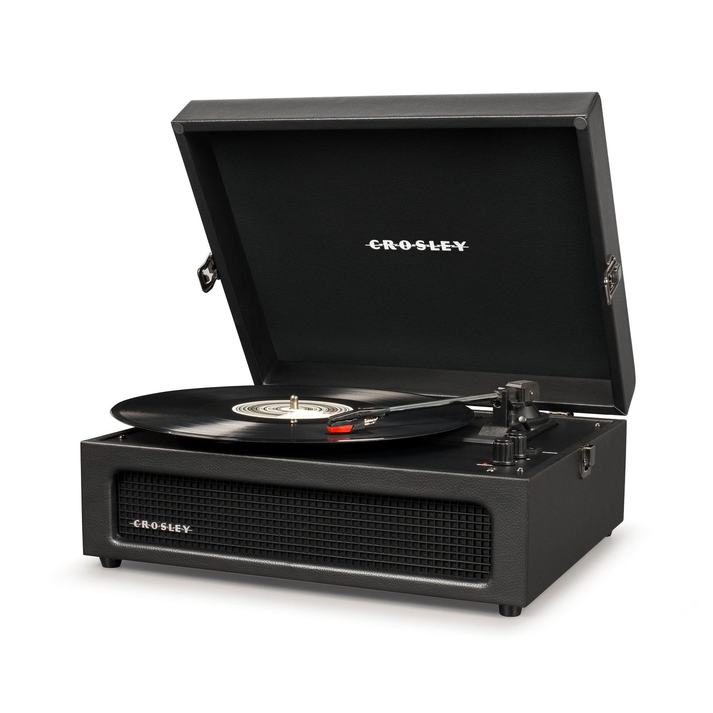 Crosley Voyager Black - Bluetooth Portable Turntable-Crosley-Mood