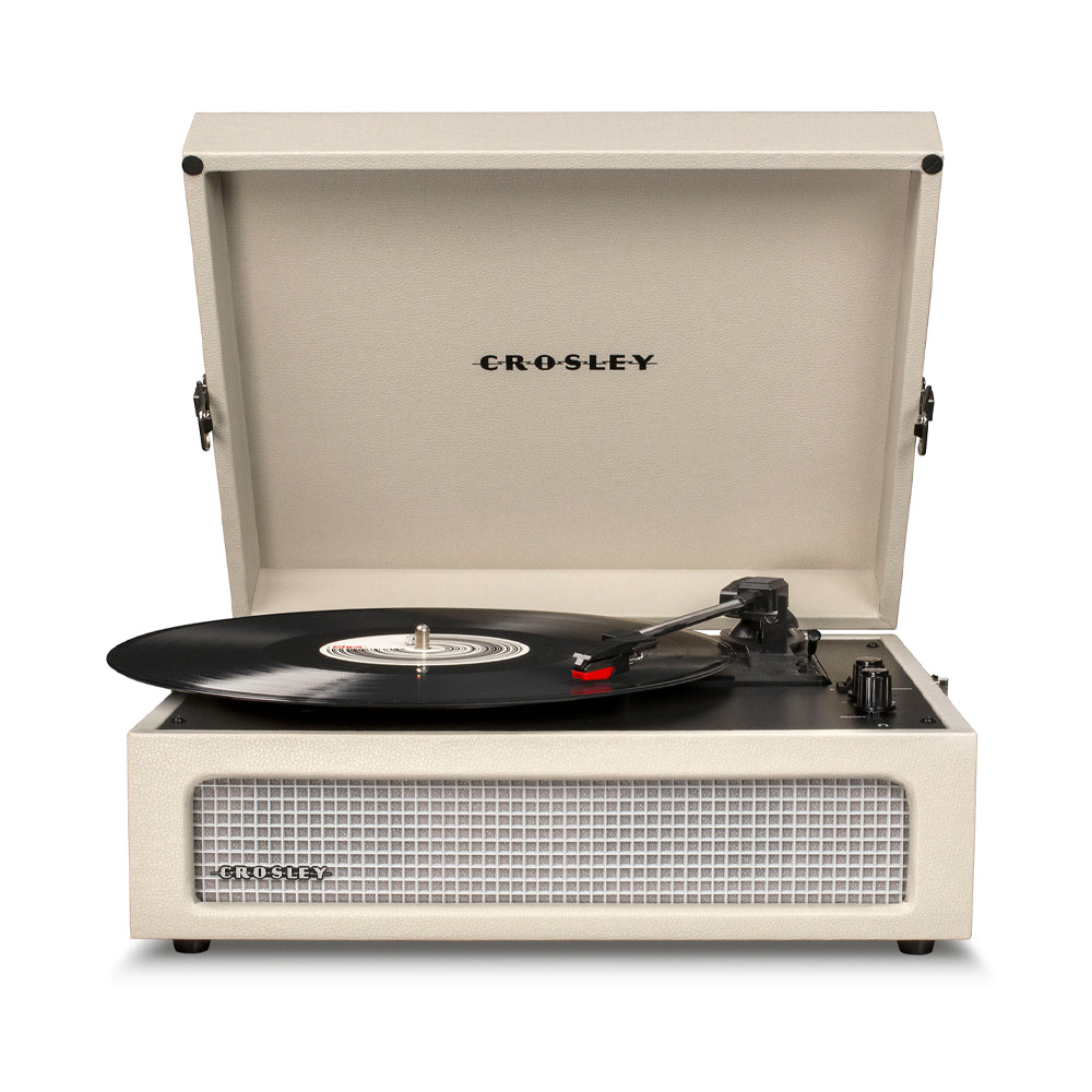 Crosley Voyager Bluetooth Portable Turntable - Dune + Bundled Majority D40X Bluetooth Speakers - Black-Crosley-Mood