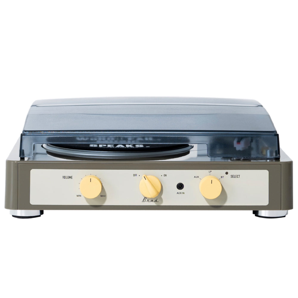 Gadhouse Brad MKII Record Player - Grey + Bundled Majority D40X Bluetooth Speakers*-Gadhouse-Mood
