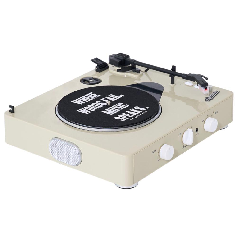 Gadhouse Brad MKII Record Player - Ivory + Bundled Majority D40 Bluetooth Speakers*-Gadhouse-Mood