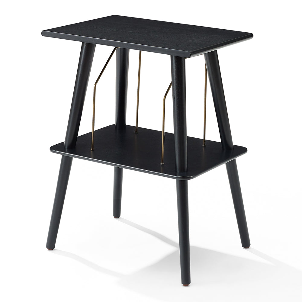 Gadhouse Brad MKII Record Player - Navy + Entertainment Stand Bundle - Black-Gadhouse-Mood