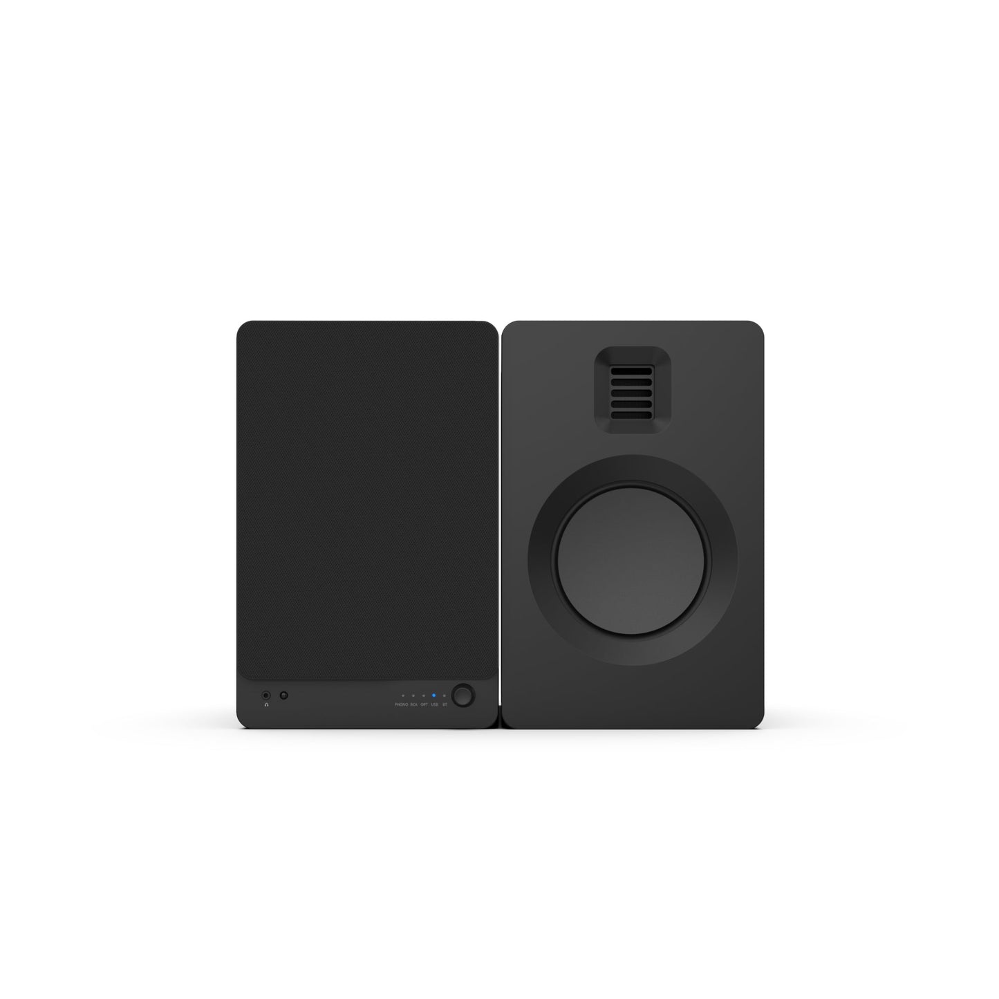 Kanto TUK 260W Powered Bookshelf Speakers with Headphone Out, USB Input, Dedicated Phono Pre-amp, Bluetooth - Pair, Matte Black-Kanto-Mood
