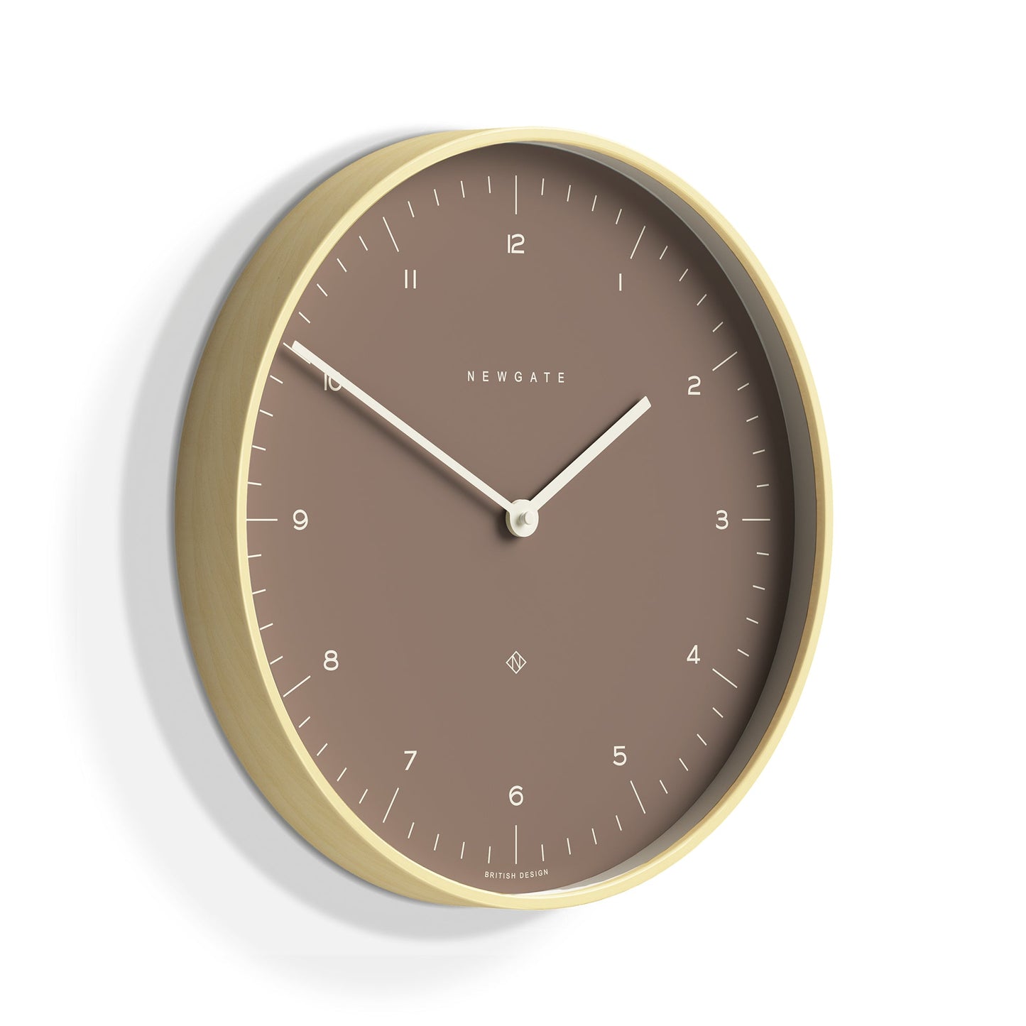 Newgate Mr Clarke Clock Pale Wood Burnt Sienna 140-Newgate-Mood