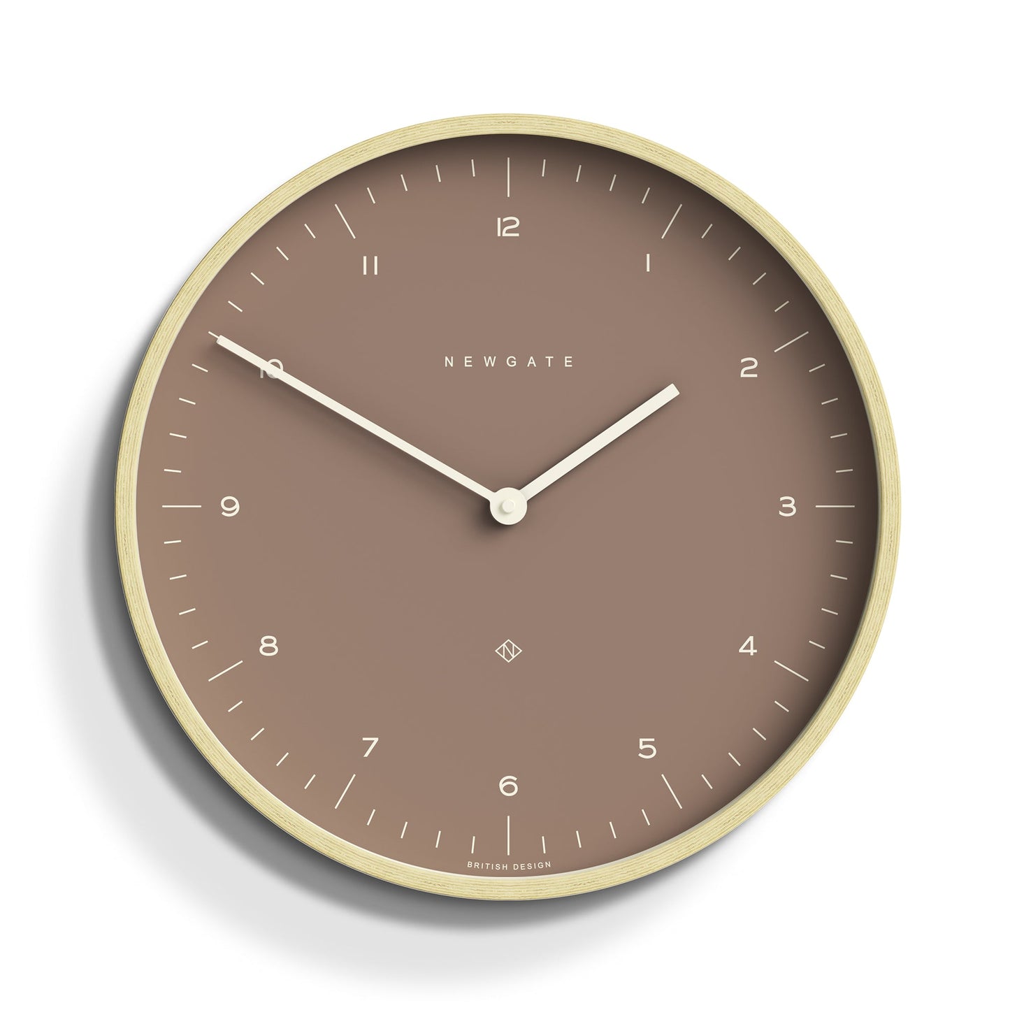 Newgate Mr Clarke Clock Pale Wood Burnt Sienna 140-Newgate-Mood
