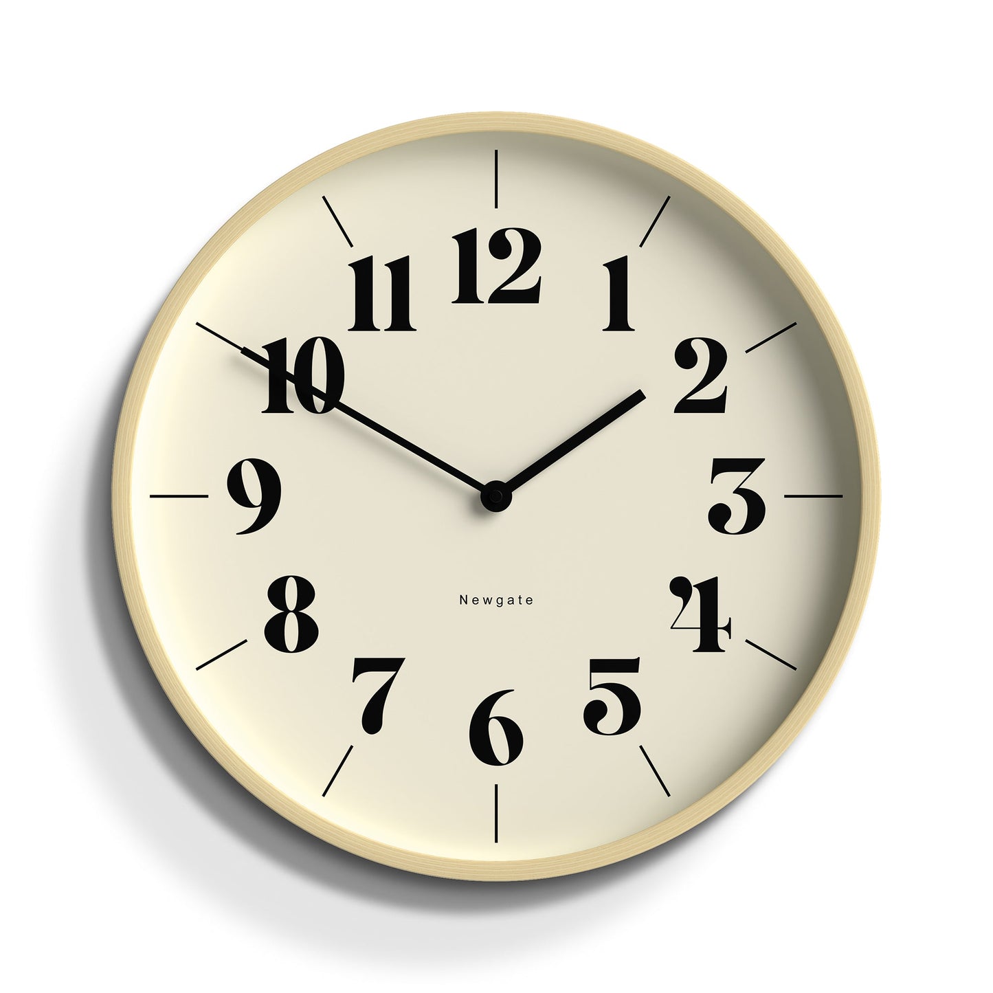 Newgate Mr Clarke Clock Pale Wood Hopscotch Dial-Newgate-Mood