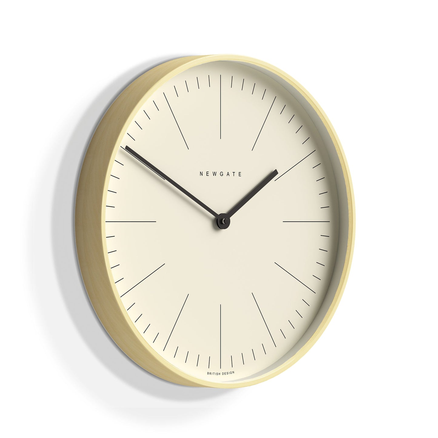 Newgate Mr Clarke Clock Pale Wood Marker Dial 40-Newgate-Mood