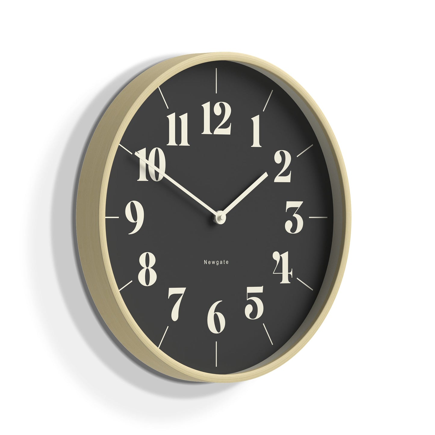 Newgate Mr Clarke Clock Pale Wood Reverse Hopscotch Dial-Newgate-Mood