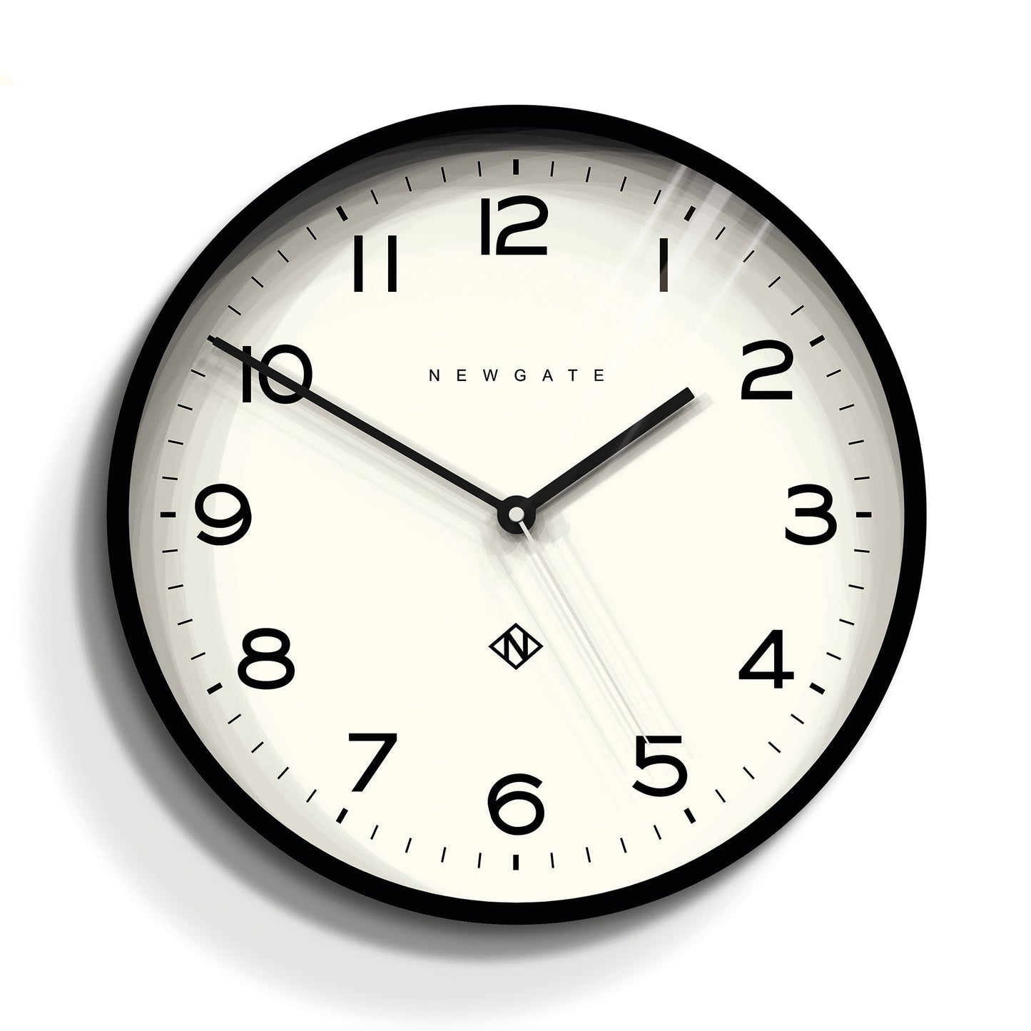 Newgate Number Three Echo Clock Silicone Black-Newgate-Mood