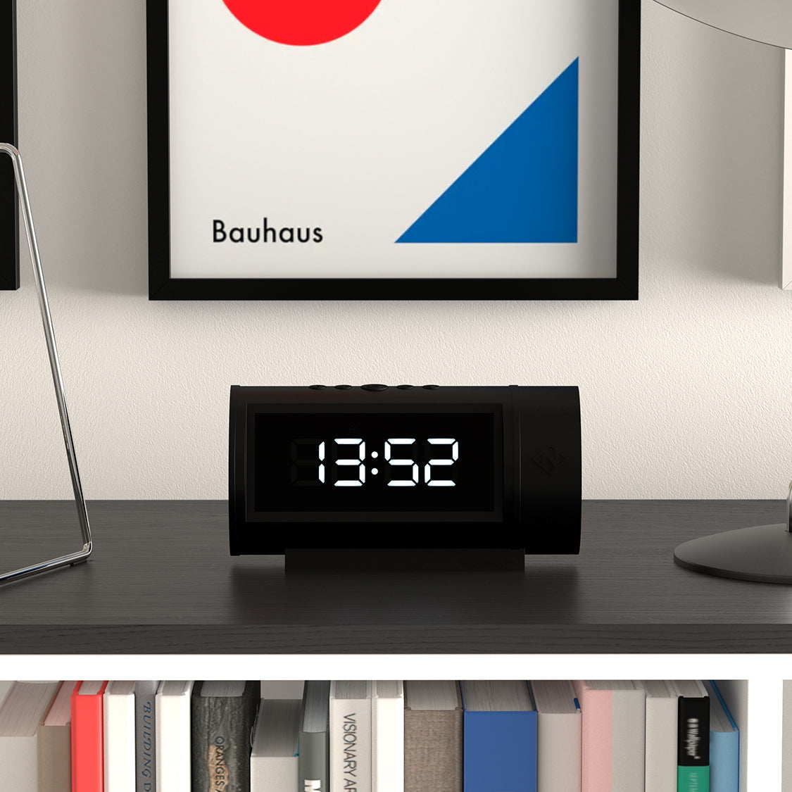 Newgate Pil Led Alarm Clock Black-Newgate-Mood
