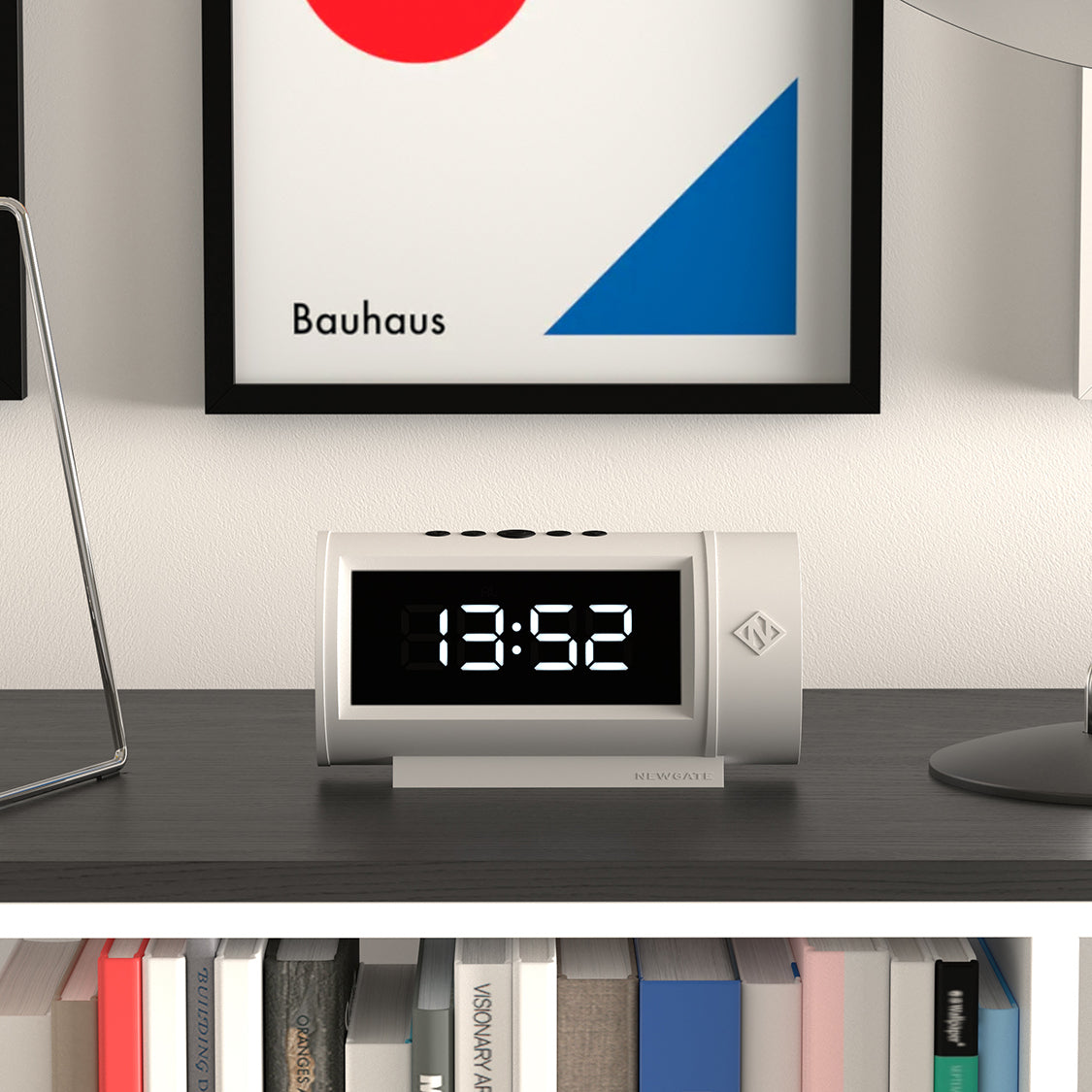 Newgate Pil Led Alarm Clock White-Newgate-Mood