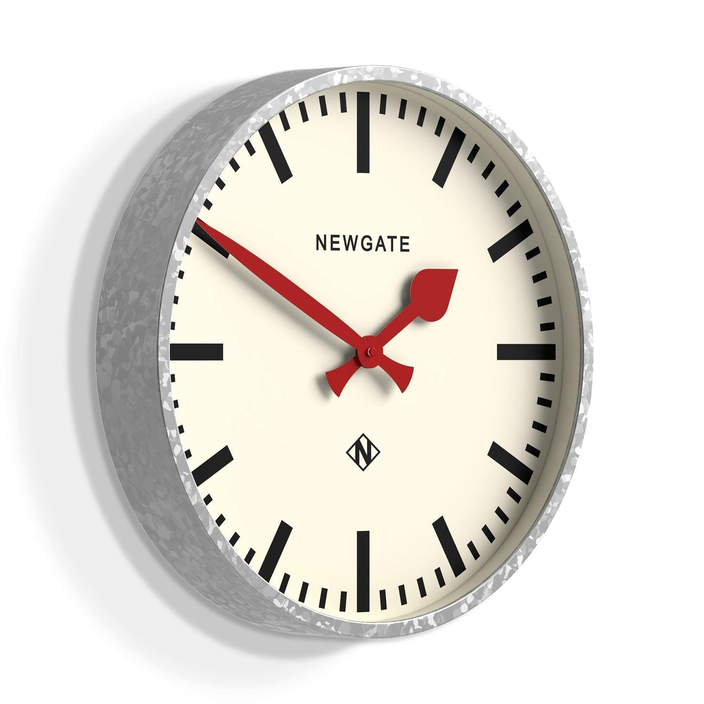 Newgate Universal Wall Clock Railway Dial Galvanised-Newgate-Mood