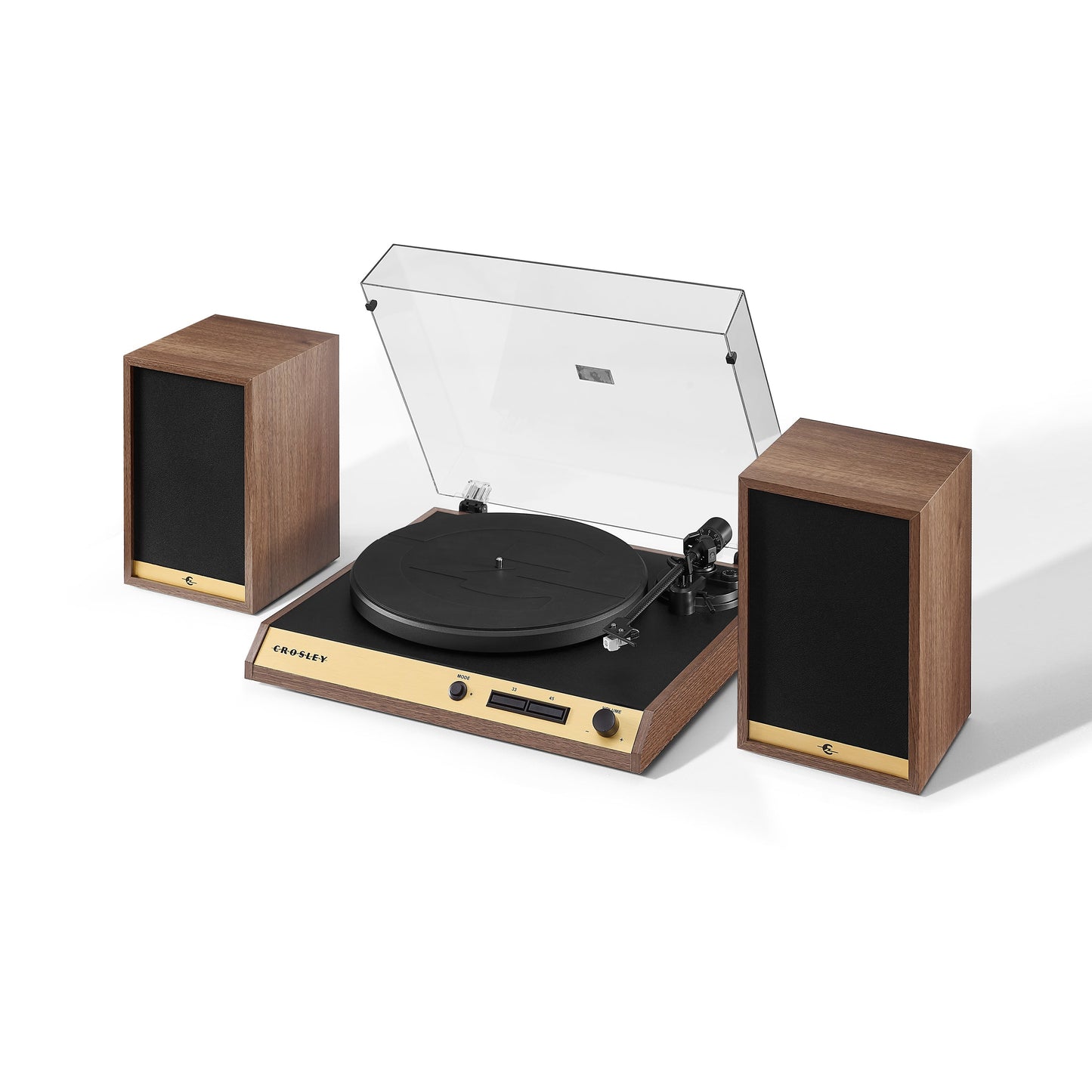 C72 Crosley Record Vinyl Shelf Turntable-Crosley-Mood