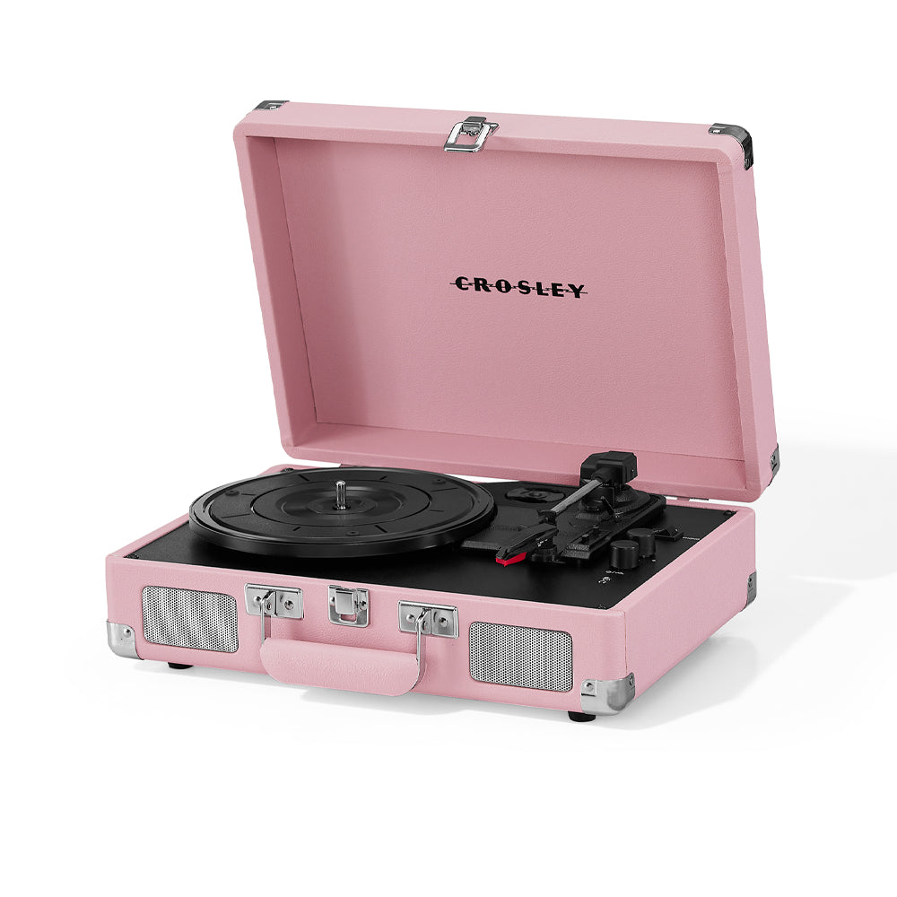 Crosley Cruiser Bluetooth Portable Turntable - Blush Pink-Crosley-Mood