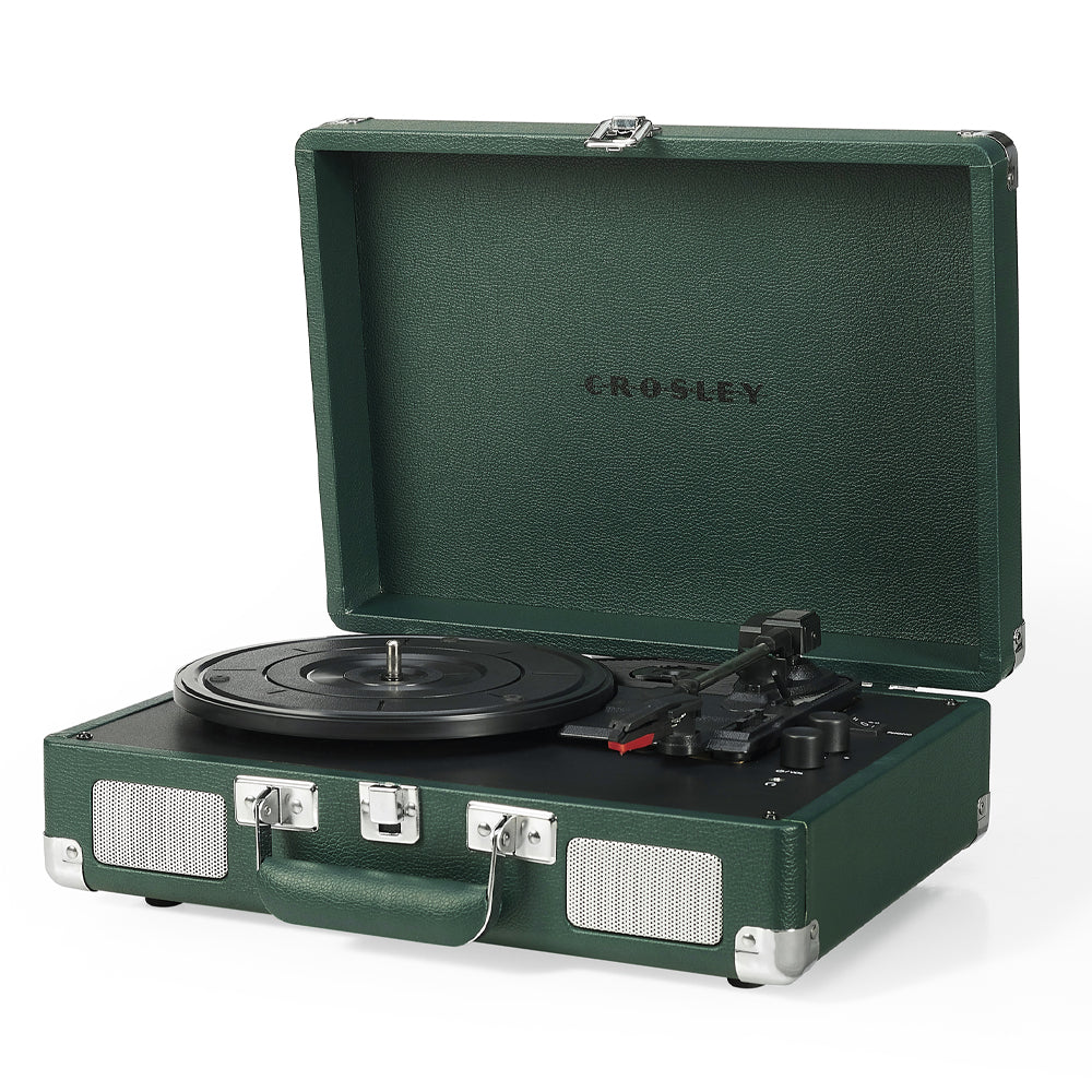 Crosley Cruiser Bluetooth Portable Turntable - Emerald Green-Crosley-Mood