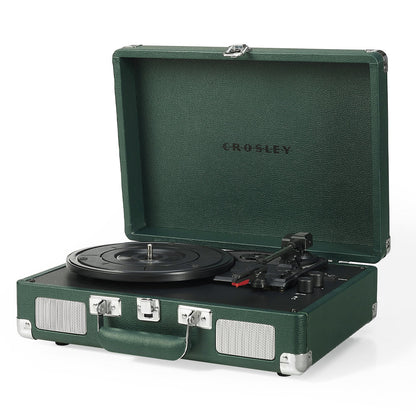 Crosley Cruiser Bluetooth Portable Turntable - Emerald Green-Crosley-Mood