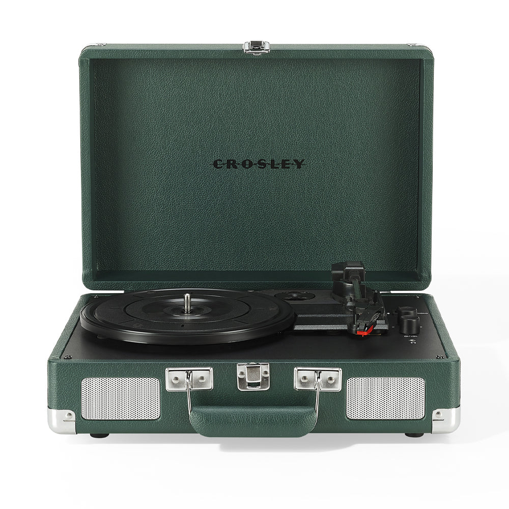 Crosley Cruiser Bluetooth Portable Turntable - Emerald Green-Crosley-Mood