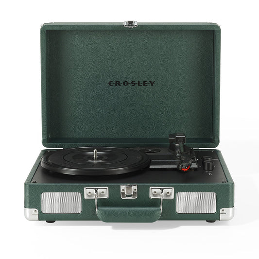 Crosley Cruiser Bluetooth Portable Turntable - Emerald Green-Crosley-Mood