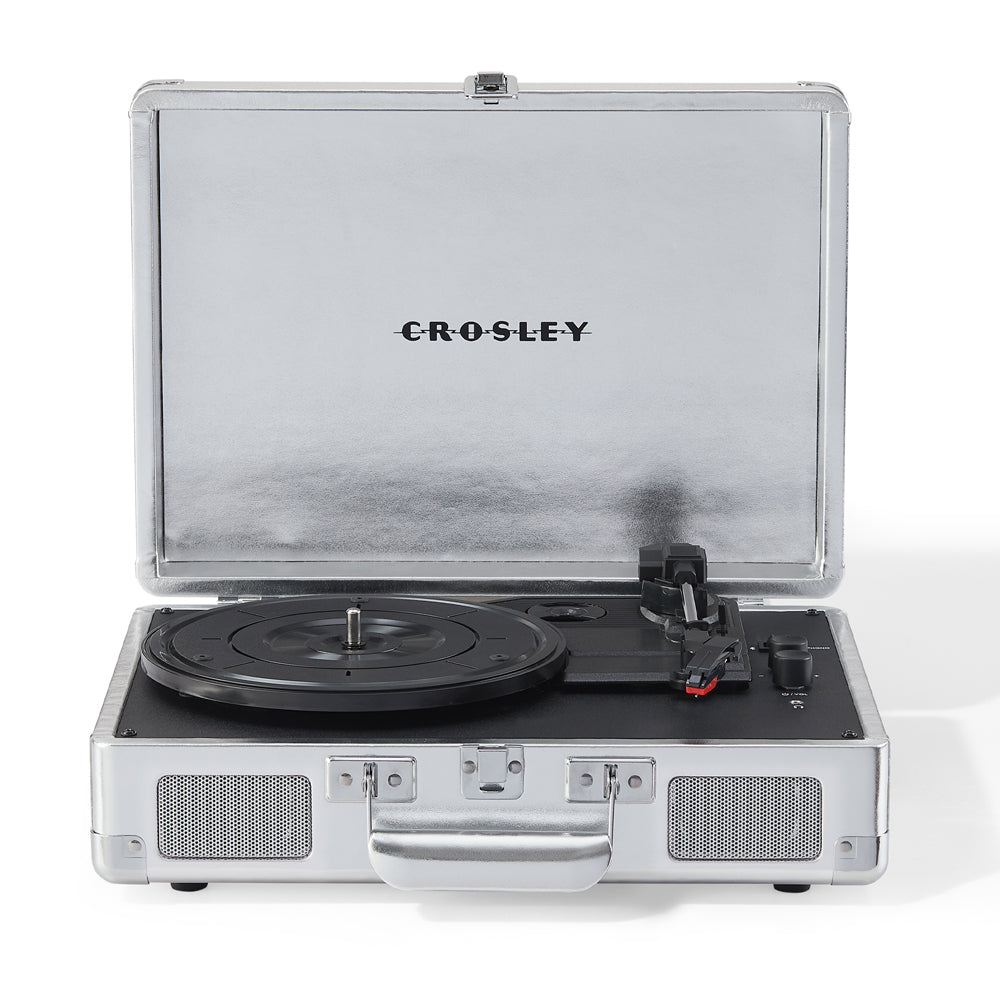 Crosley Cruiser Bluetooth Portable Turntable - Silver-Crosley-Mood