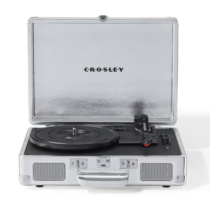 Crosley Cruiser Bluetooth Portable Turntable - Silver-Crosley-Mood