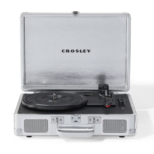 Crosley Cruiser Bluetooth Portable Turntable - Silver-Crosley-Mood