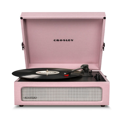 Crosley Voyager Bluetooth Portable Turntable - Amethyst + Bundled Majority D40 Bluetooth Speakers - Black-Crosley-Mood