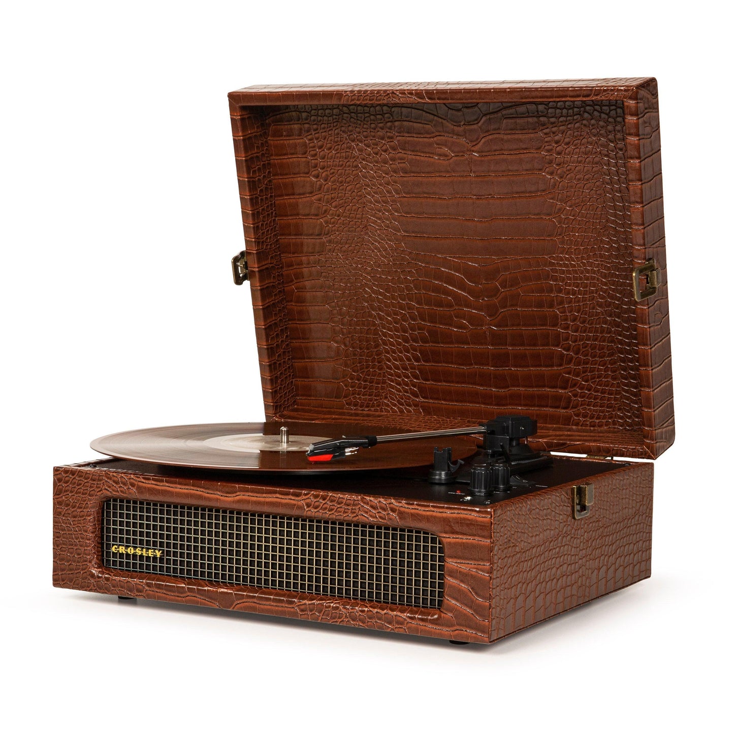 Crosley Voyager Bluetooth Portable Turntable - Brown Croc-Crosley-Mood