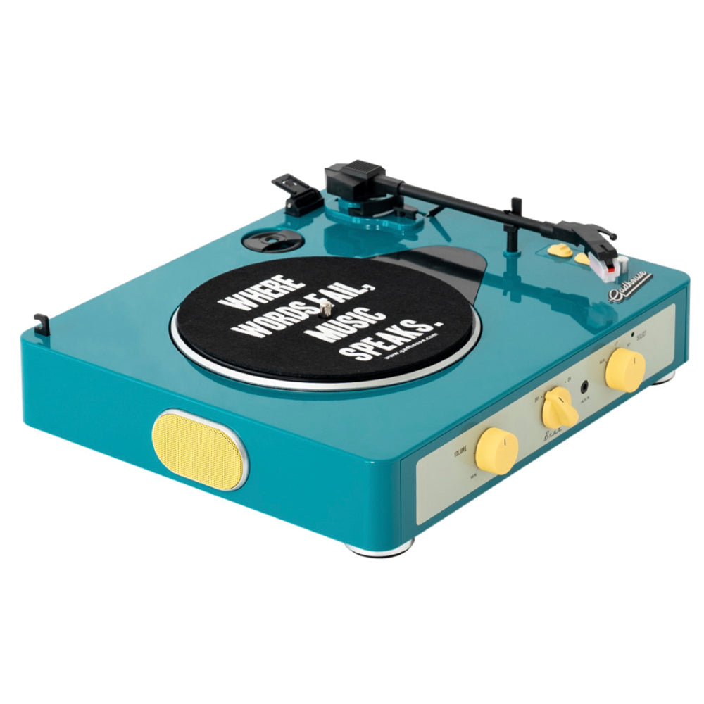 Gadhouse Brad MKII Record Player - Green + Bundled Majority D40 Bluetooth Speakers-Gadhouse-Mood