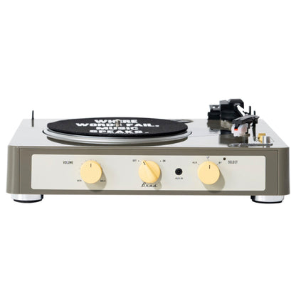 Gadhouse Brad MKII Record Player - Grey + Bundled Majority D40 Bluetooth Speakers-Gadhouse-Mood