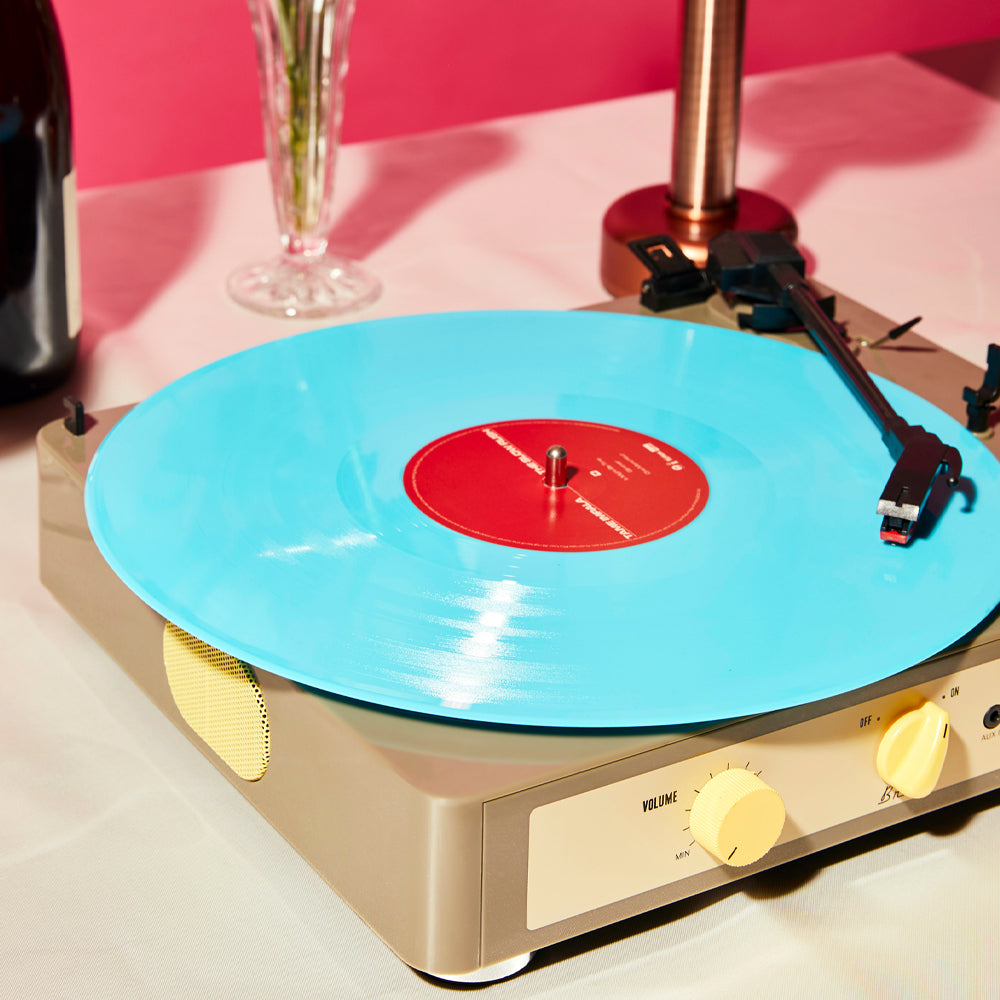 Gadhouse Brad MKII Record Player - Grey + Bundled Majority D40X Bluetooth Speakers*-Gadhouse-Mood