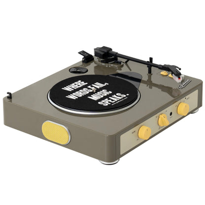 Gadhouse Brad MKII Record Player - Grey + Bundled Majority D40X Bluetooth Speakers*-Gadhouse-Mood