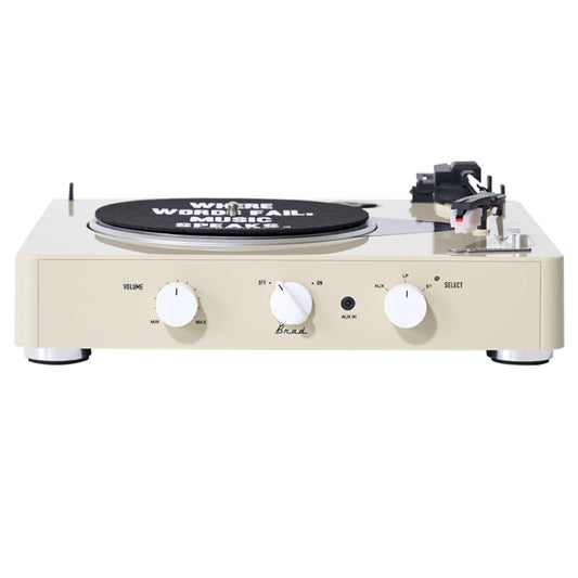 Gadhouse Brad MKII Record Player - Ivory-Gadhouse-Mood