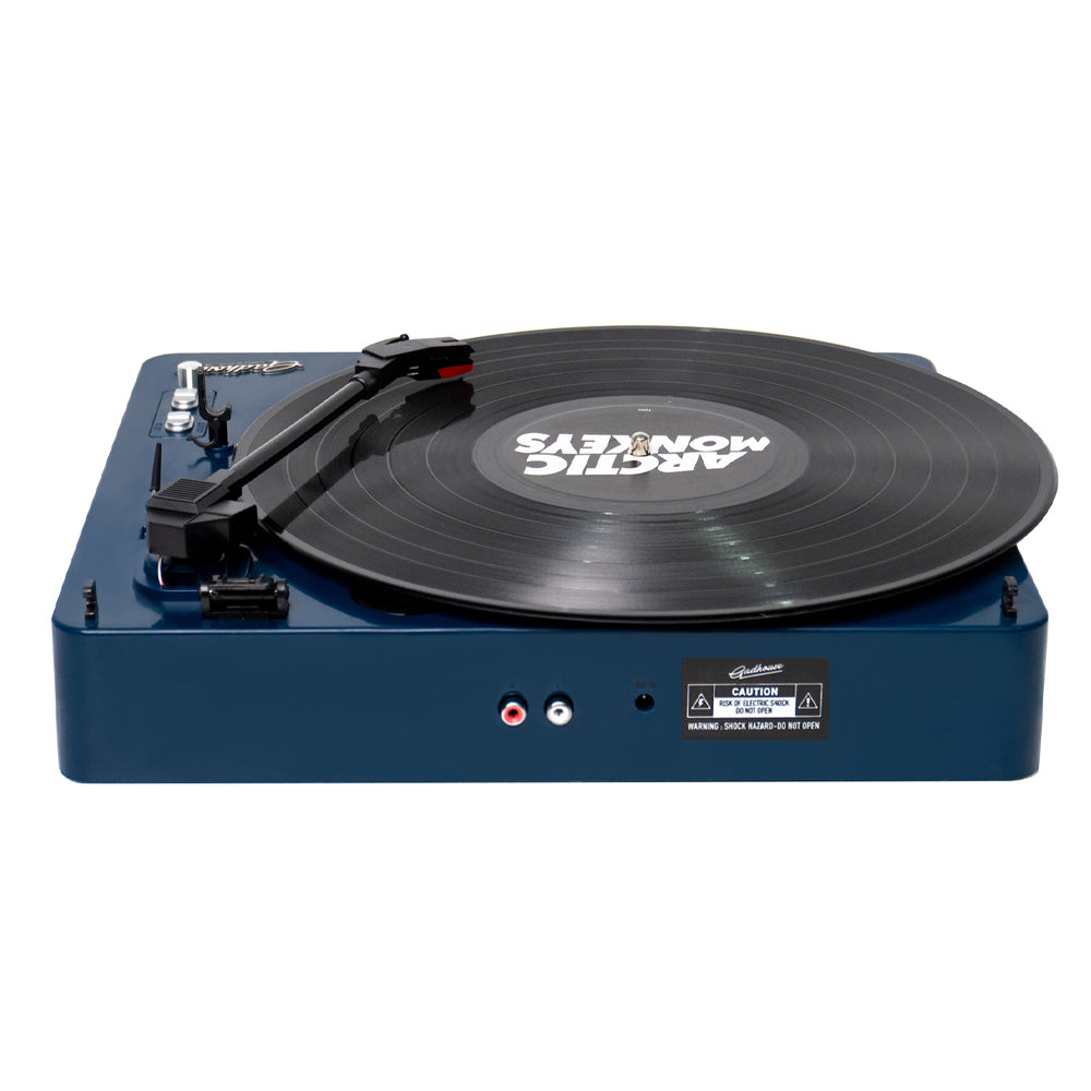 Gadhouse Brad MKII Record Player - Navy + Bundled Majority D40X Bluetooth Speakers-Gadhouse-Mood