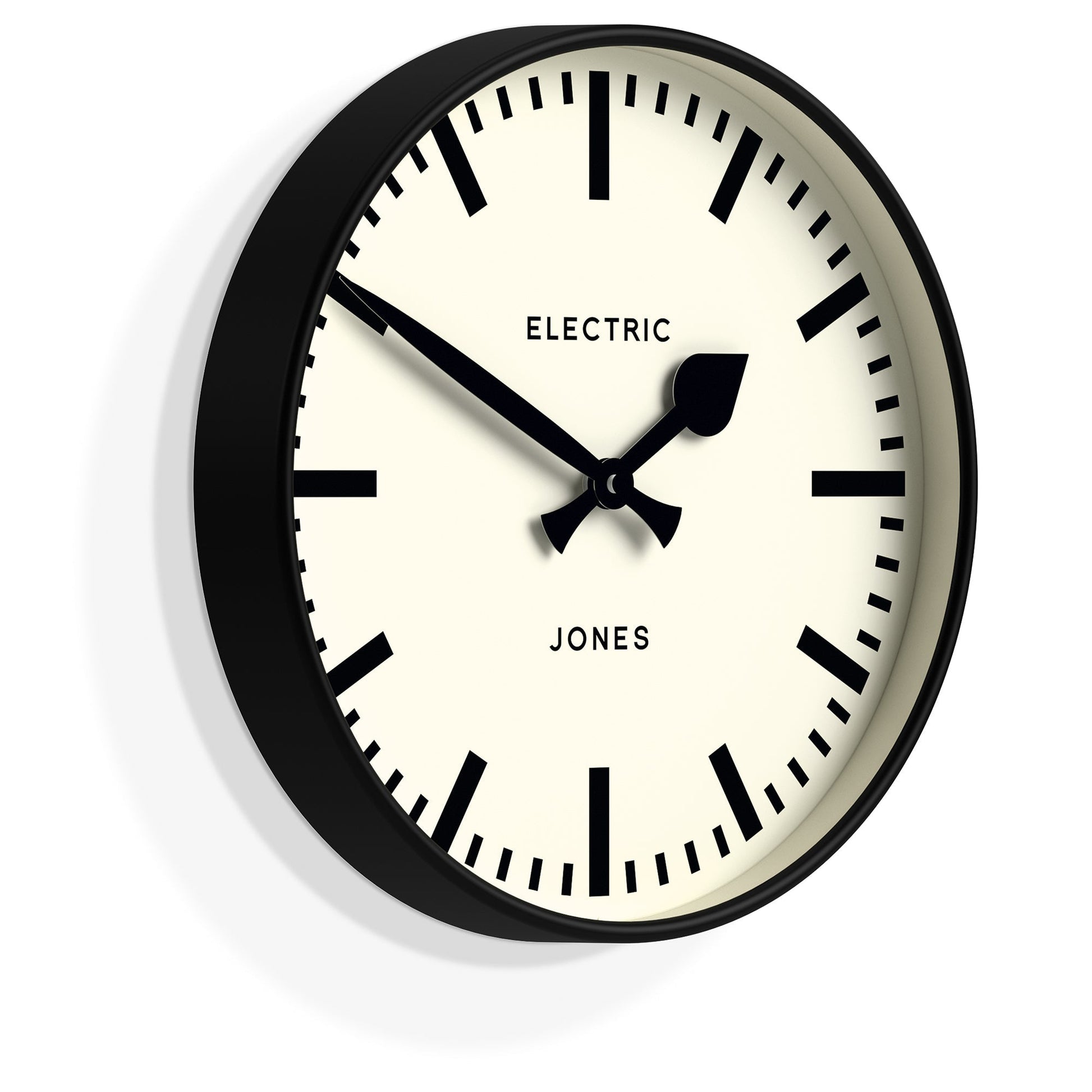 Newgate Jones Railway Wall Clock Black-Newgate-Mood