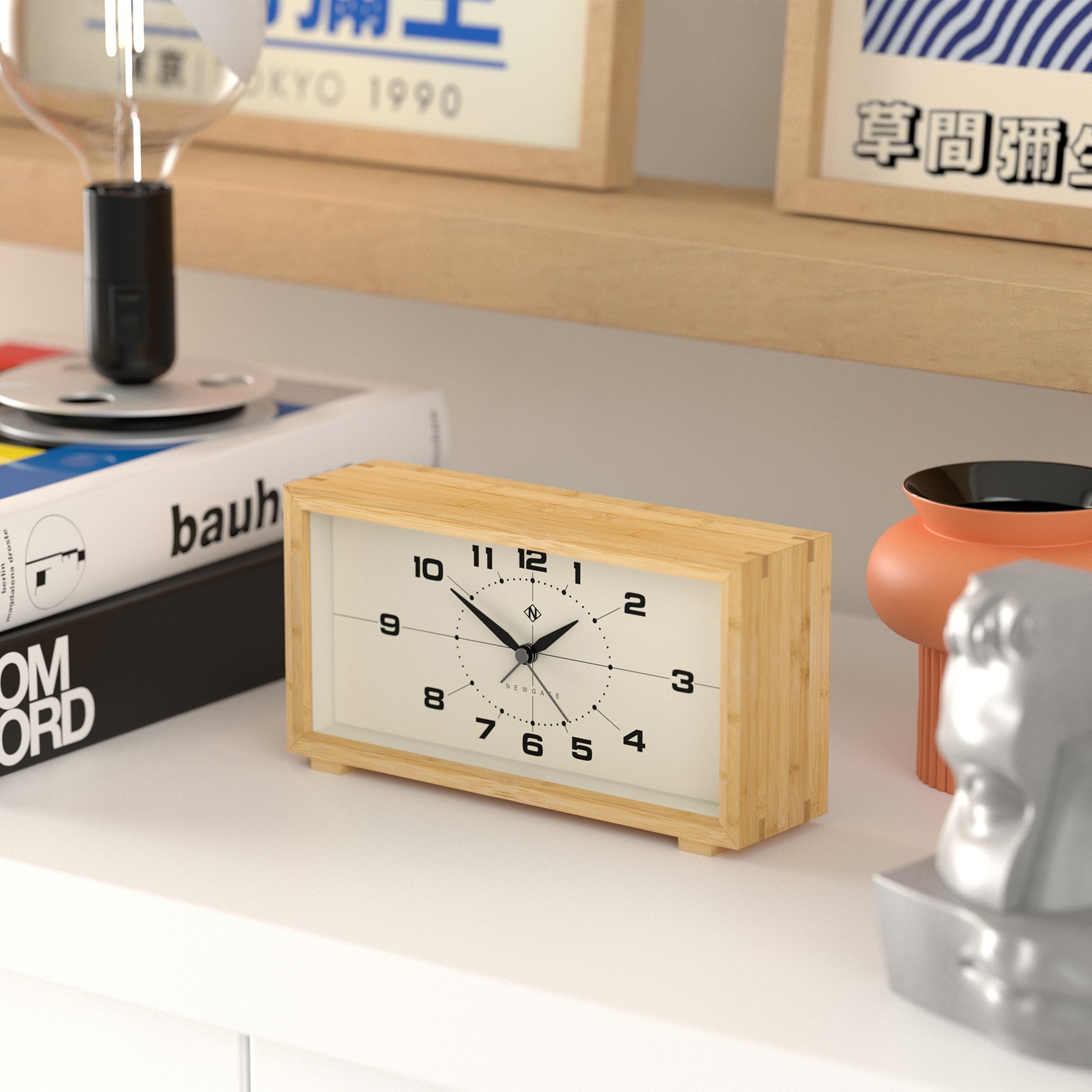 Newgate Lemur Alarm Clock - Retro-Inspired Arabic dial-Newgate-Mood