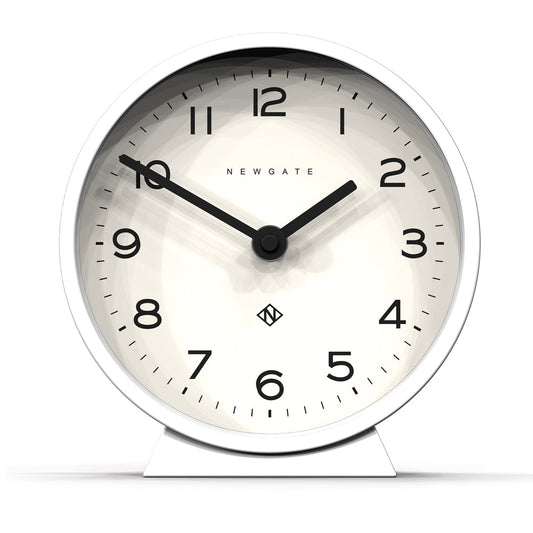 Newgate M Mantel Clock Pebble White-Newgate-Mood