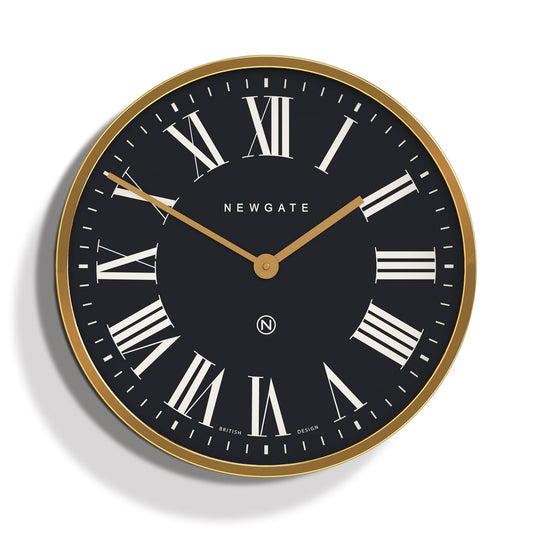 Newgate Mr Butler Wall Clock Radial Brass-Newgate-Mood