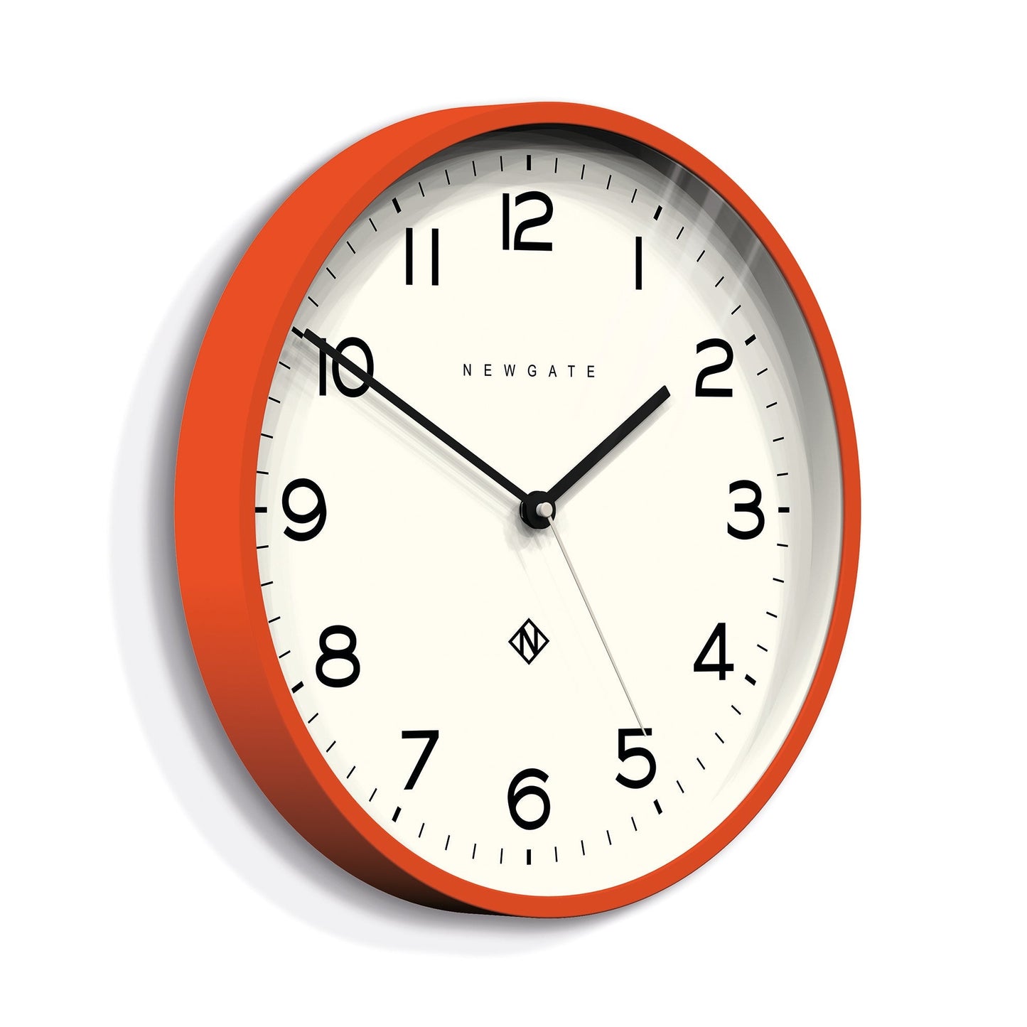 Newgate Number Three Echo Clock Silicone Orange-Newgate-Mood