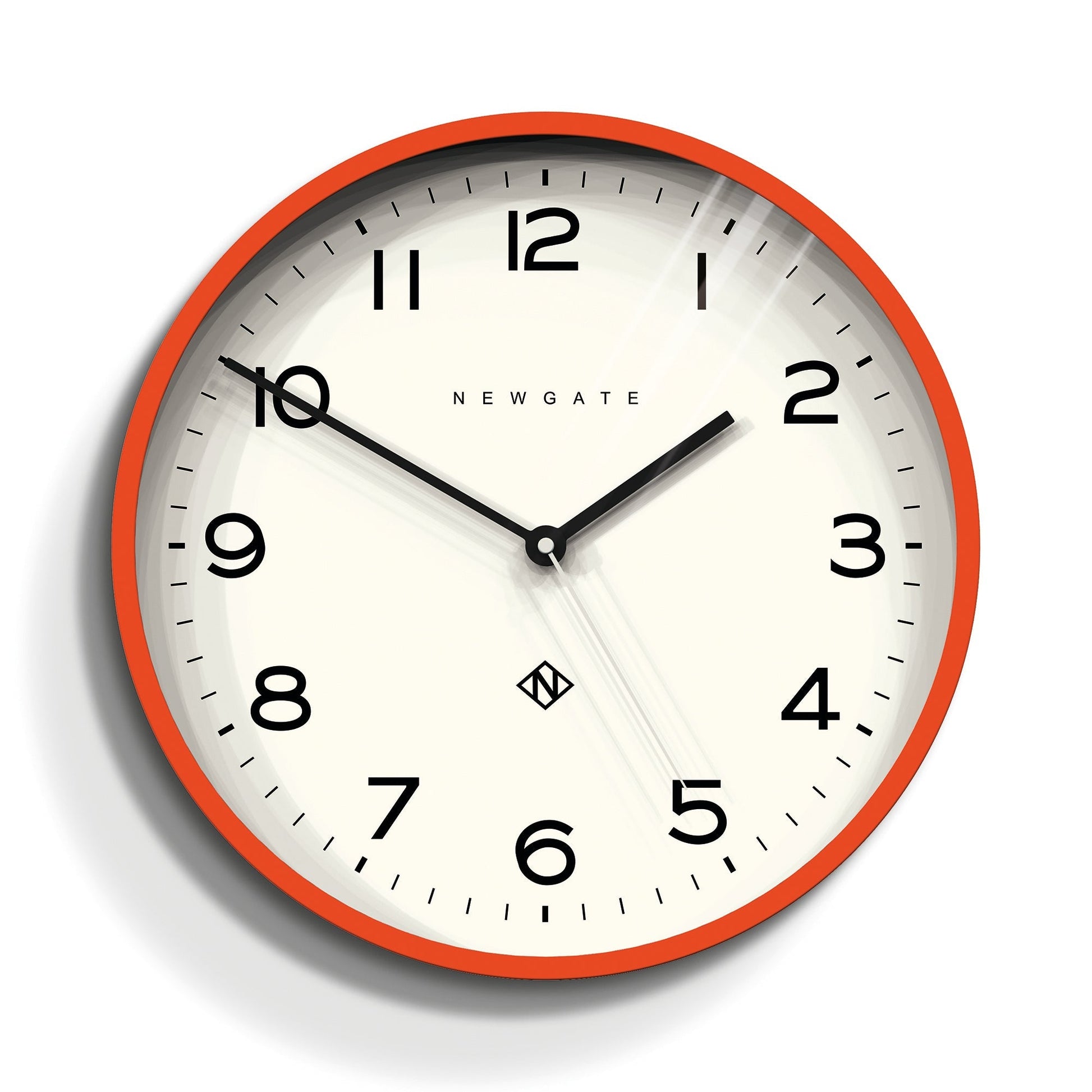 Newgate Number Three Echo Clock Silicone Orange-Newgate-Mood