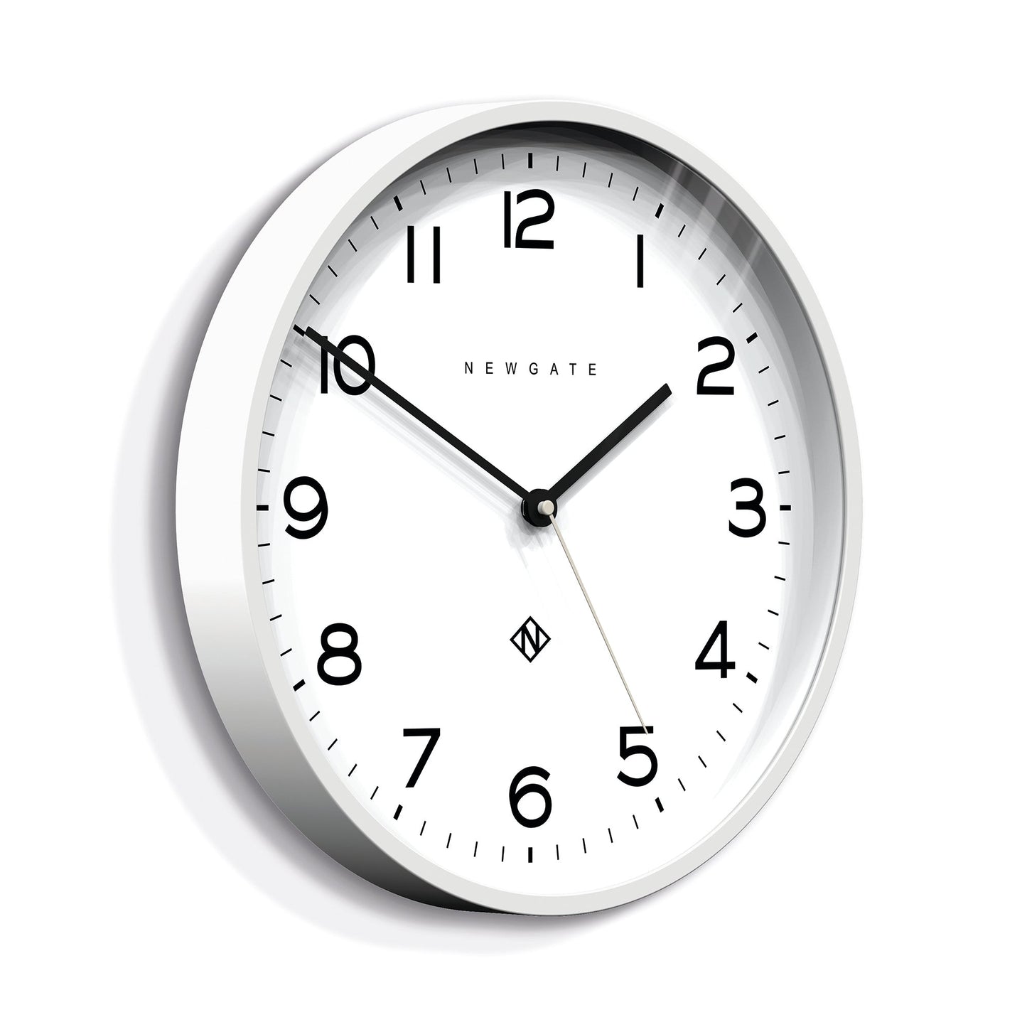 Newgate Number Three Echo Clock Silicone White-Newgate-Mood