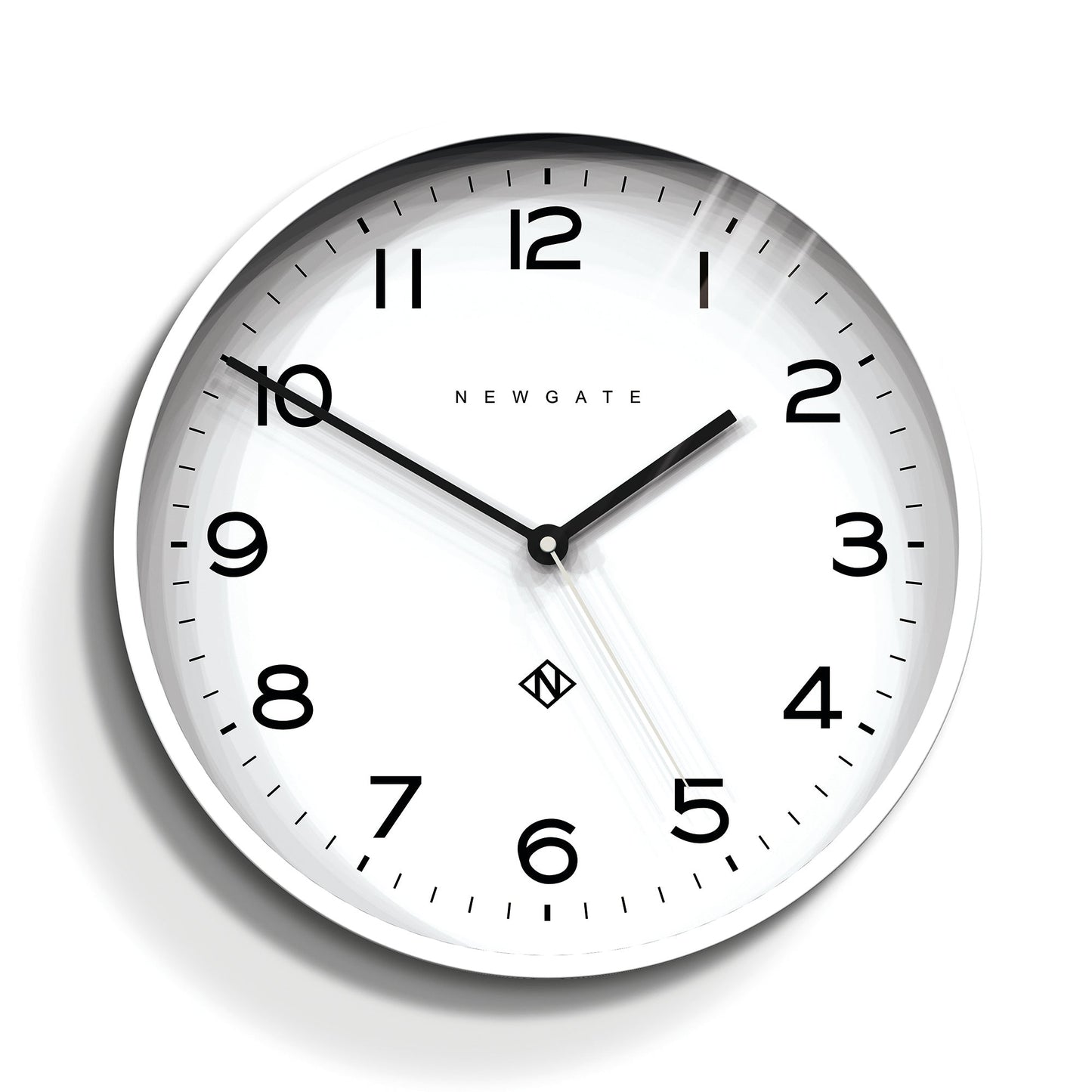 Newgate Number Three Echo Clock Silicone White-Newgate-Mood