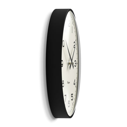 Newgate Radio City Wall Clock Black Arabic Dial - Matte Black-Newgate-Mood