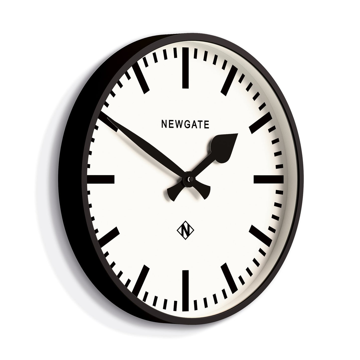 Newgate Railway Clock Black-Newgate-Mood