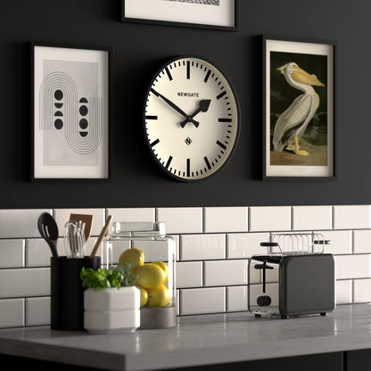 Newgate Railway Clock Black-Newgate-Mood