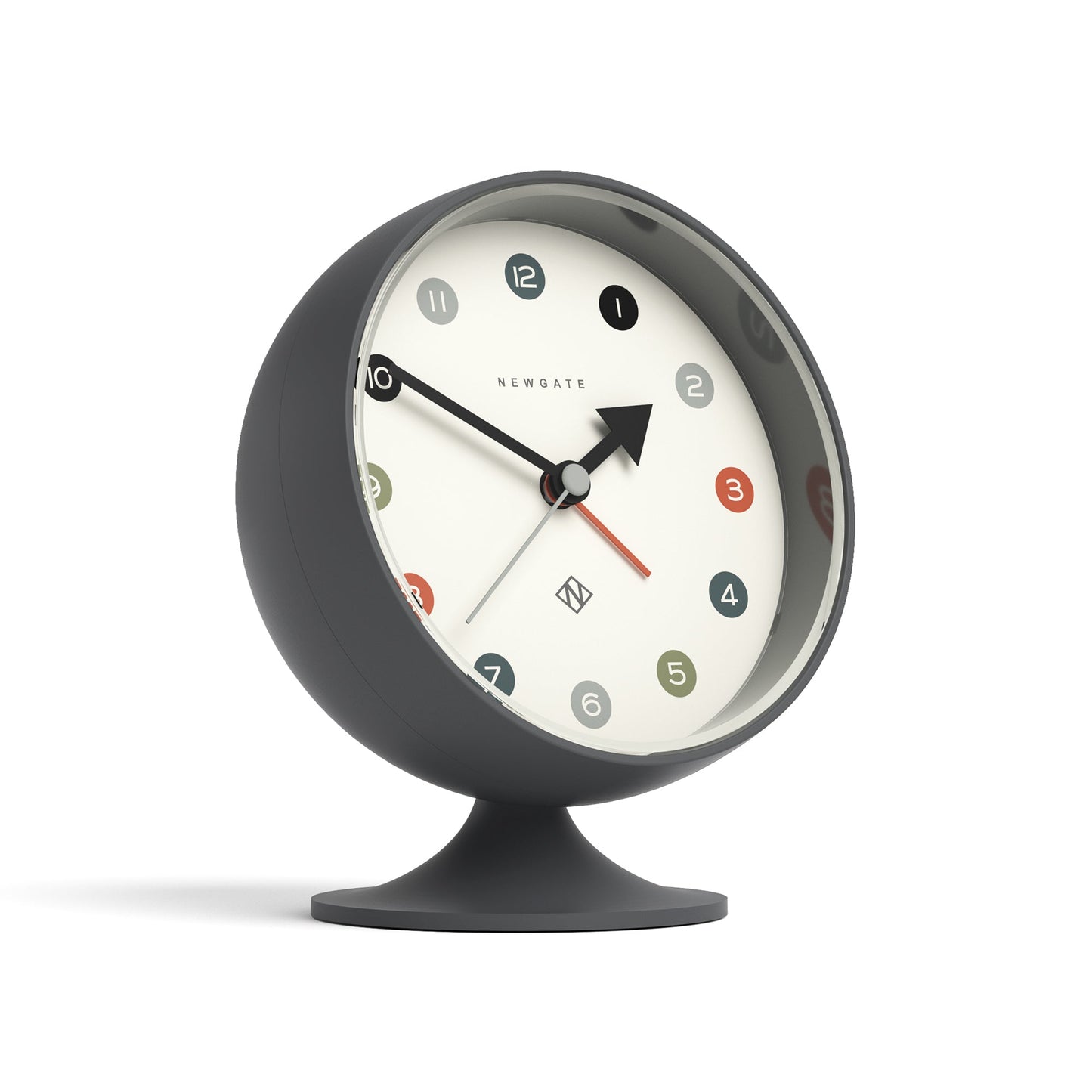 Newgate Spheric Alarm Clock Blizzard Grey-Newgate-Mood