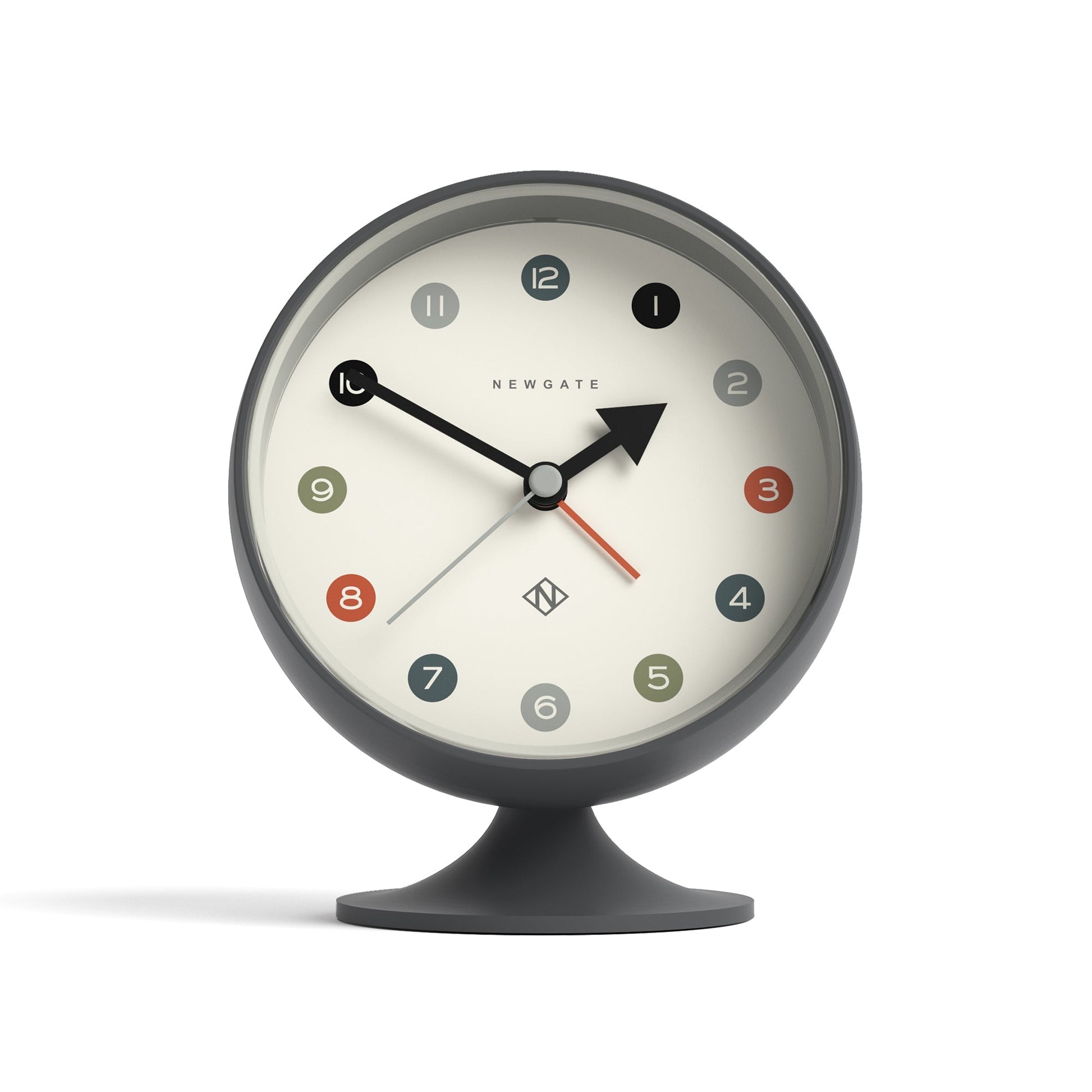 Newgate Spheric Alarm Clock Blizzard Grey-Newgate-Mood