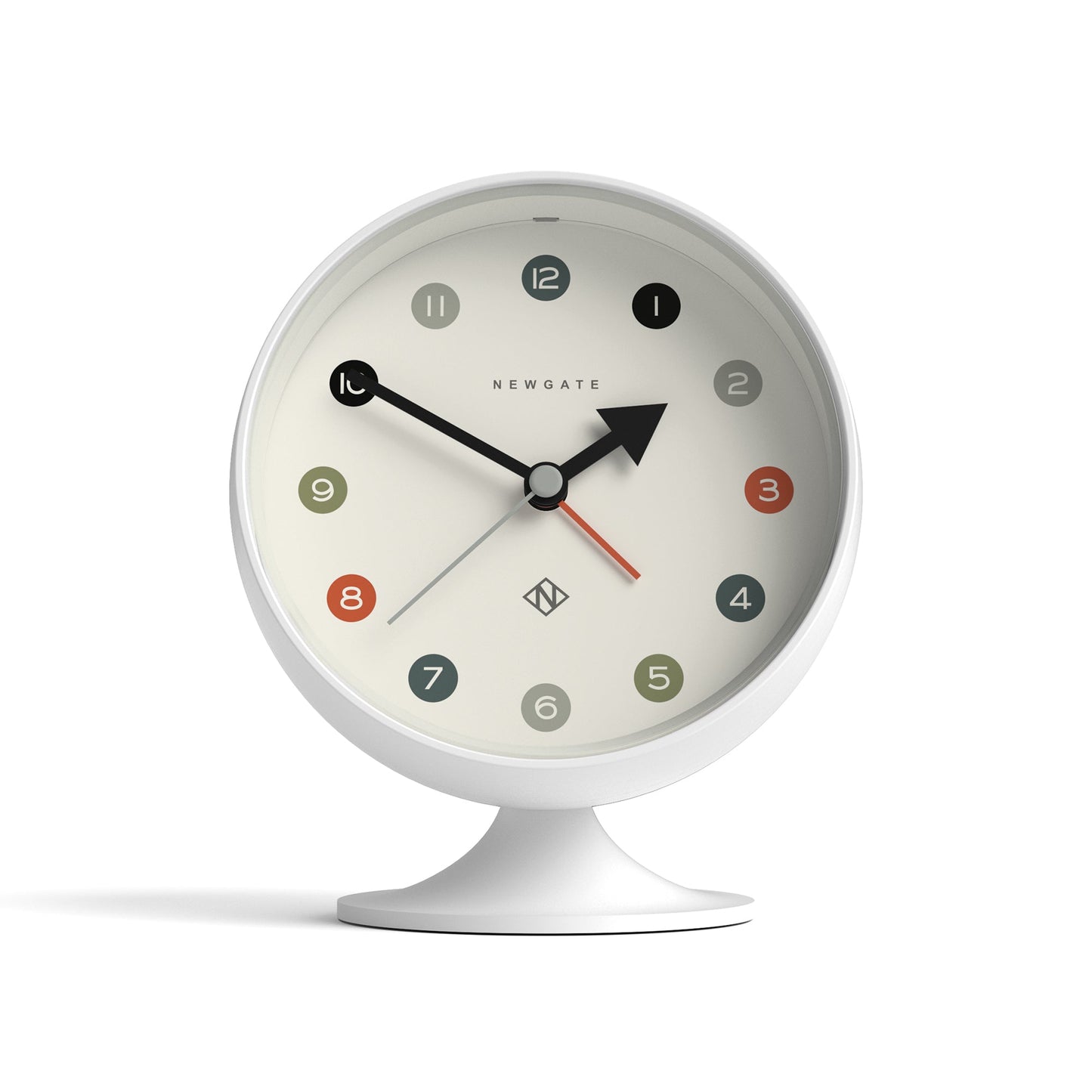 Newgate Spheric Alarm Clock White-Newgate-Mood