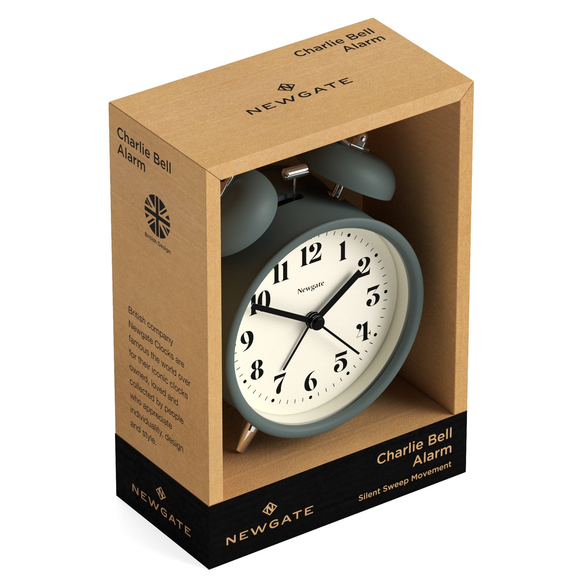 Newgate Theatre Alarm Clock Asparagus Green-Newgate-Mood