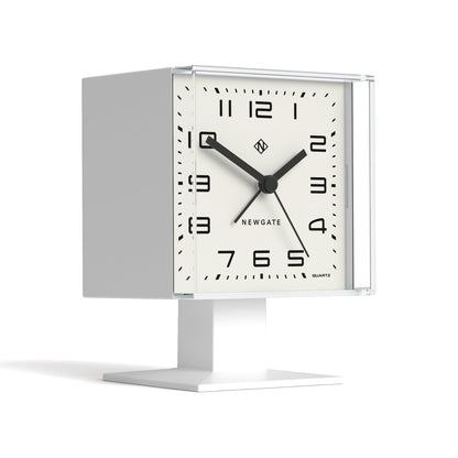 Newgate Victor Alarm Clock Pebble White-Newgate-Mood