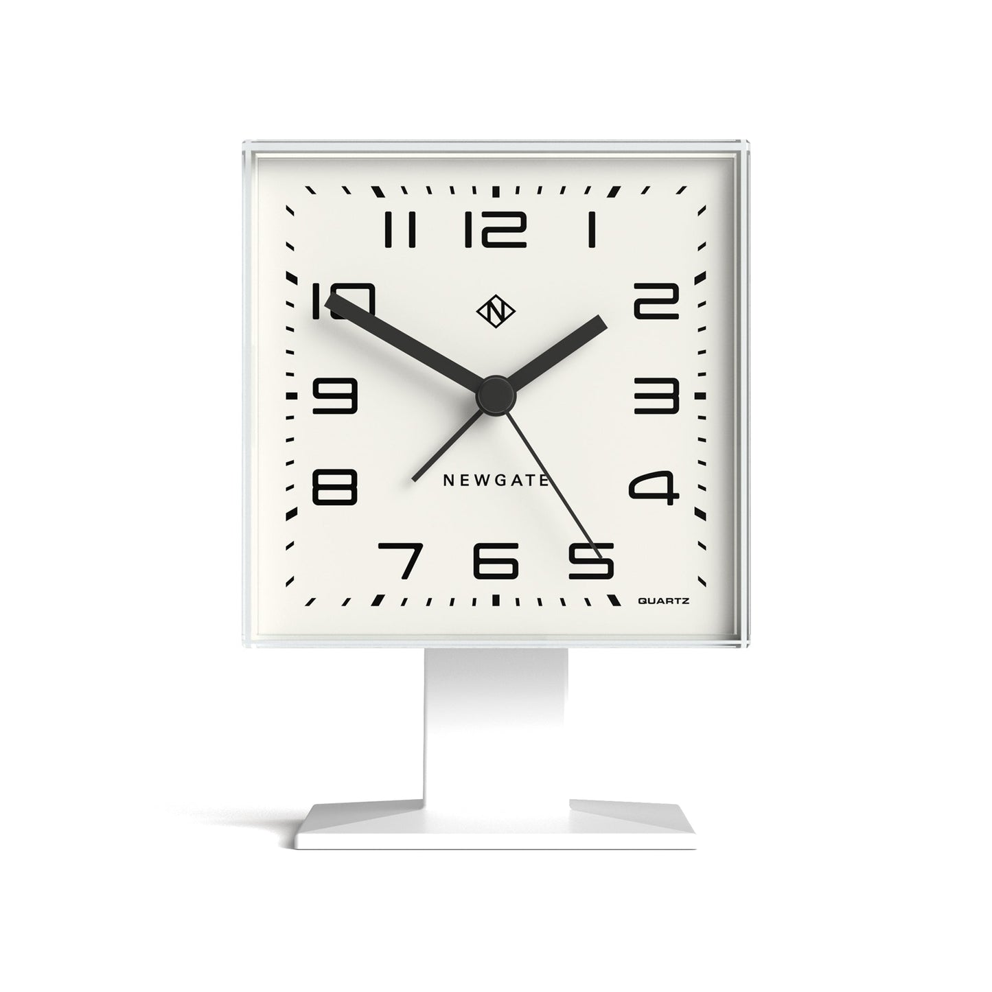 Newgate Victor Alarm Clock Pebble White-Newgate-Mood